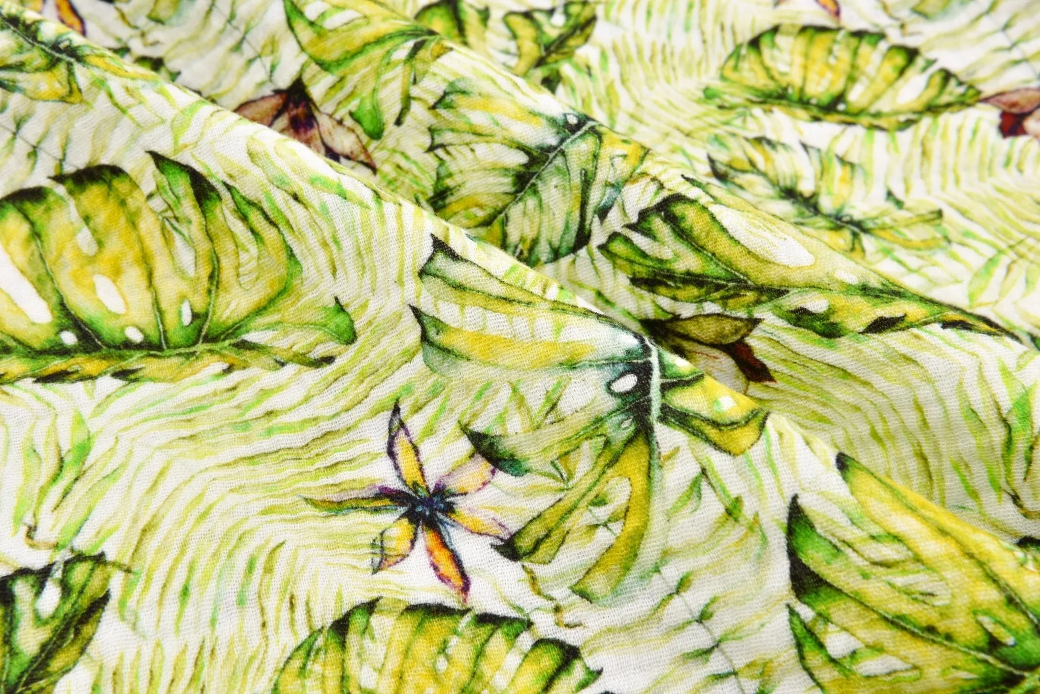 100% Cotton Double Gauze /Muslin Digital Prints Fabric -6570