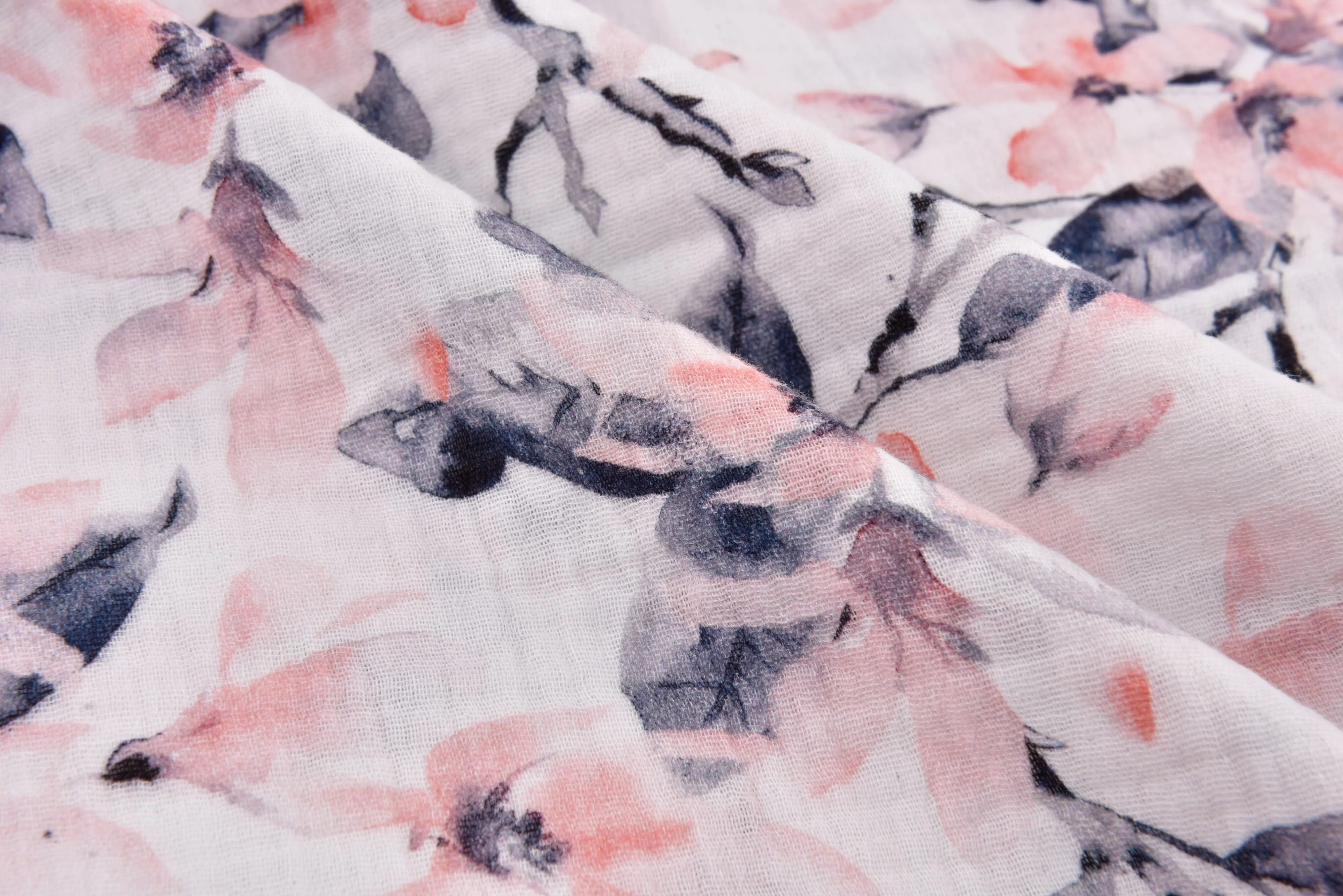 100% Cotton Double Gauze /Muslin Digital Prints Fabric -6570
