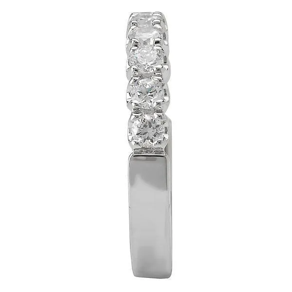 18kt White Gold Matching Diamond Wedding Band