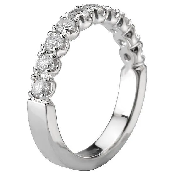 18kt White Gold Matching Diamond Wedding Band