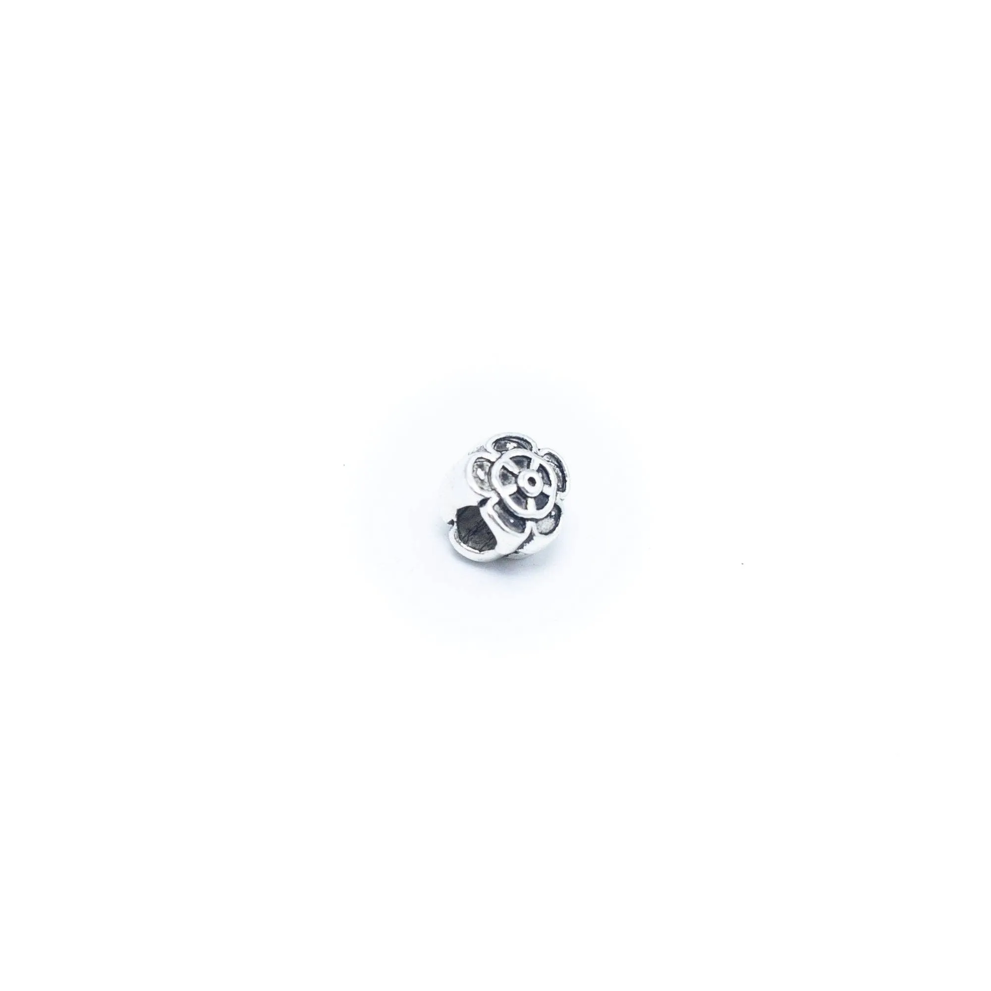 20PCS For 5mm leather antique silver  5mm round  Jewelry supply Findings Components- D-5-5-239