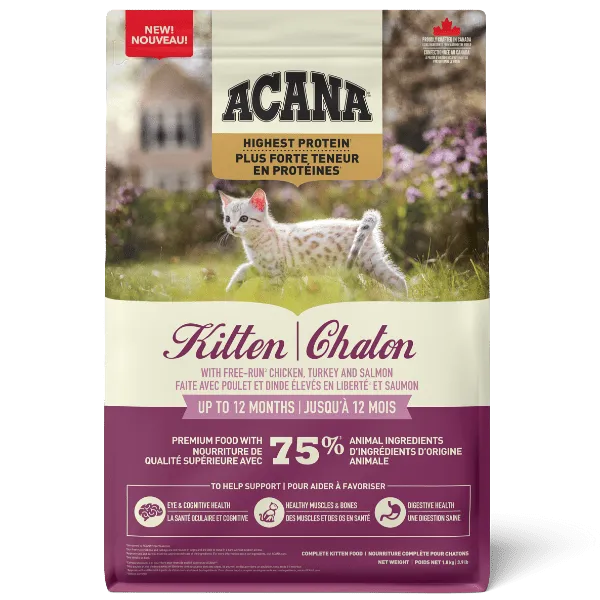 ACANA Highest Protein Recipe Dry Kitten Food, 1.8 kg