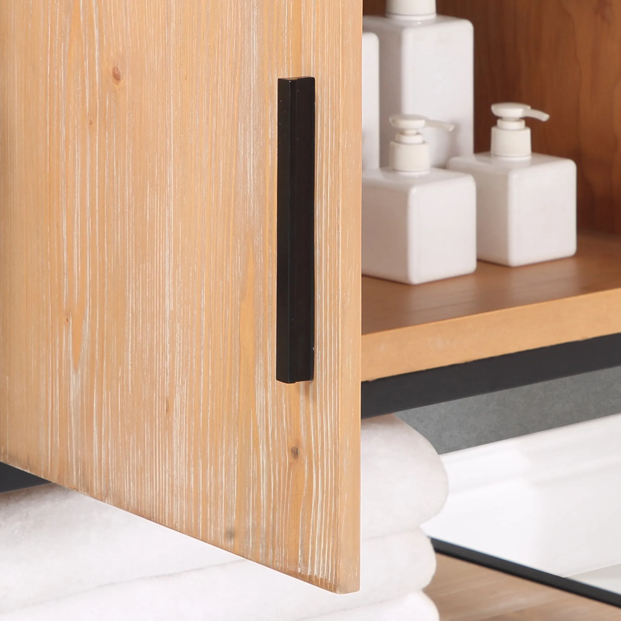 Altair Designs Bianco Double Bathroom Vanity with White Composite Stone Countertop - 552060B-LB-WH-NM
