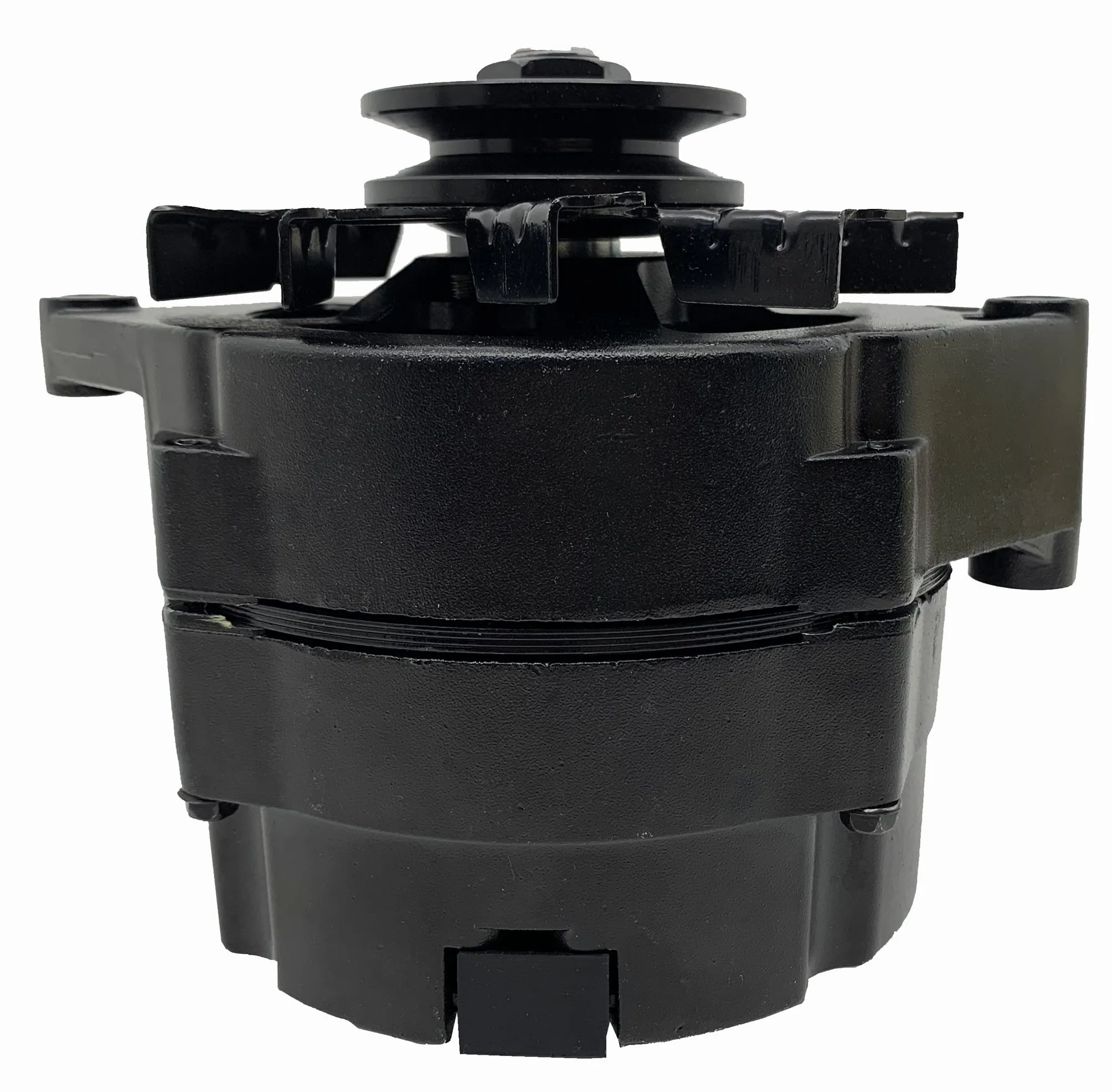 ALUMINUM BRAND NEW GM 10DN CASE STYLE 1961-1984 CHEVY-GM ALTERNATOR 100 AMP 1 WIRE INTERNAL - BLACK