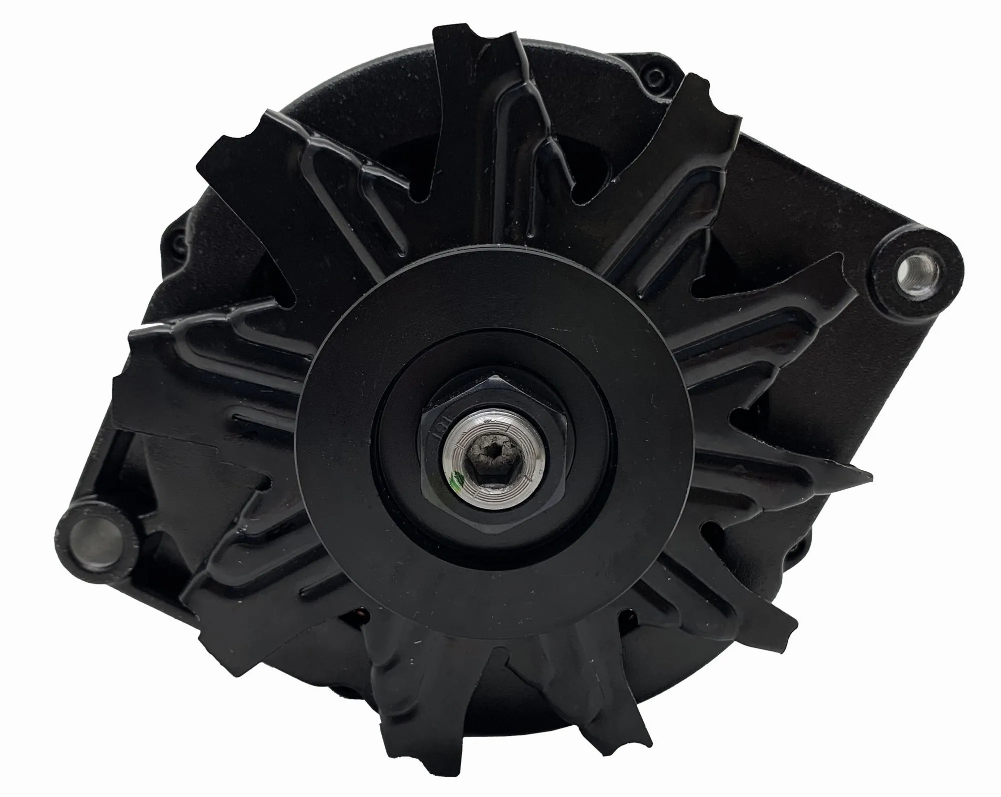 ALUMINUM BRAND NEW GM 10DN CASE STYLE 1961-1984 CHEVY-GM ALTERNATOR 100 AMP 1 WIRE INTERNAL - BLACK