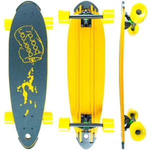 Beercan Yellow 30" Pintail Longboard