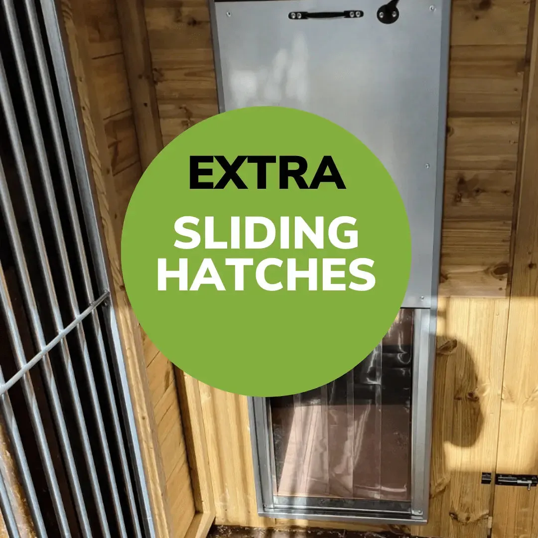 Benchmark Dog Kennel with Apex Roof - Single 14 x 8ft, Eco Thermal Range