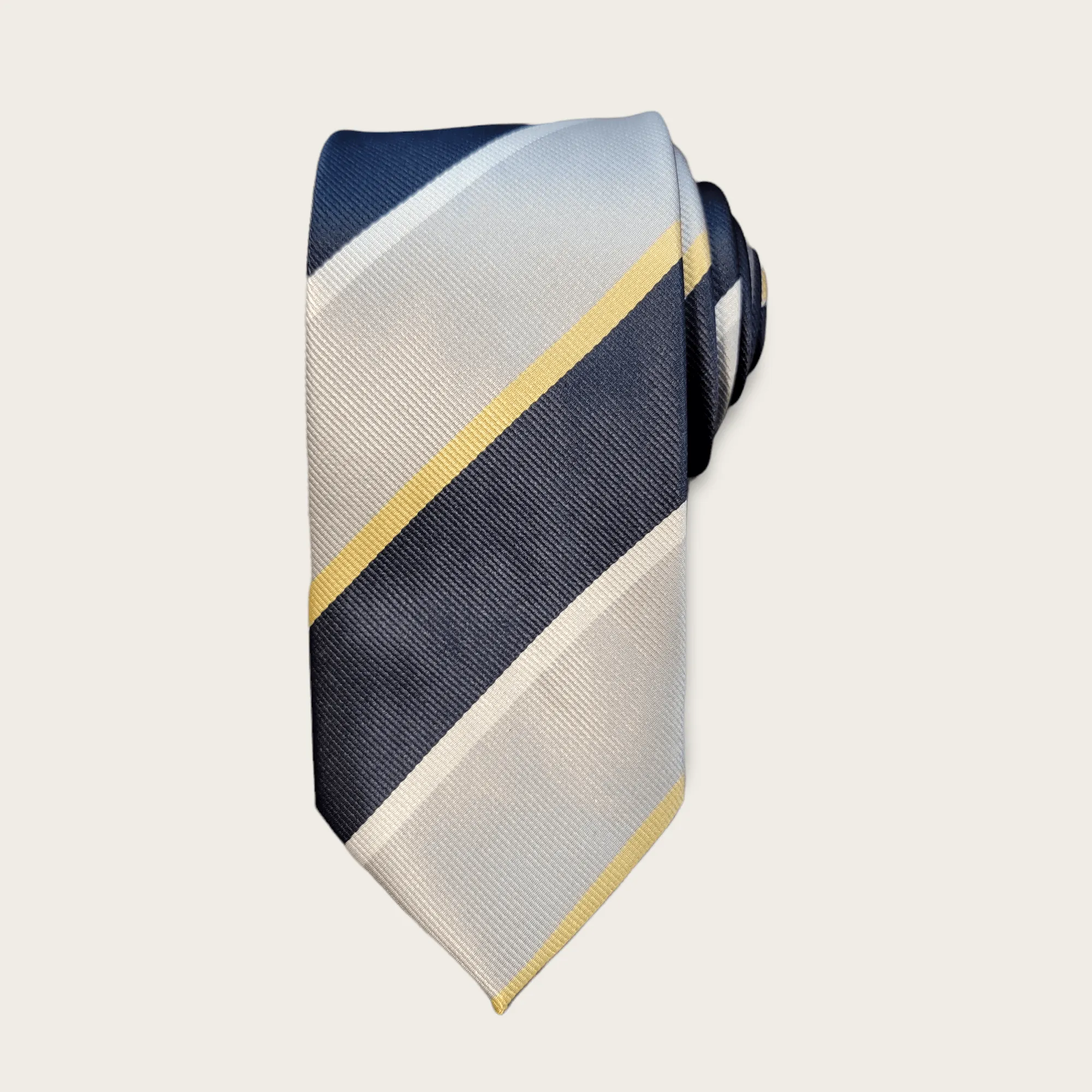 Blue Gray Stripe Tie