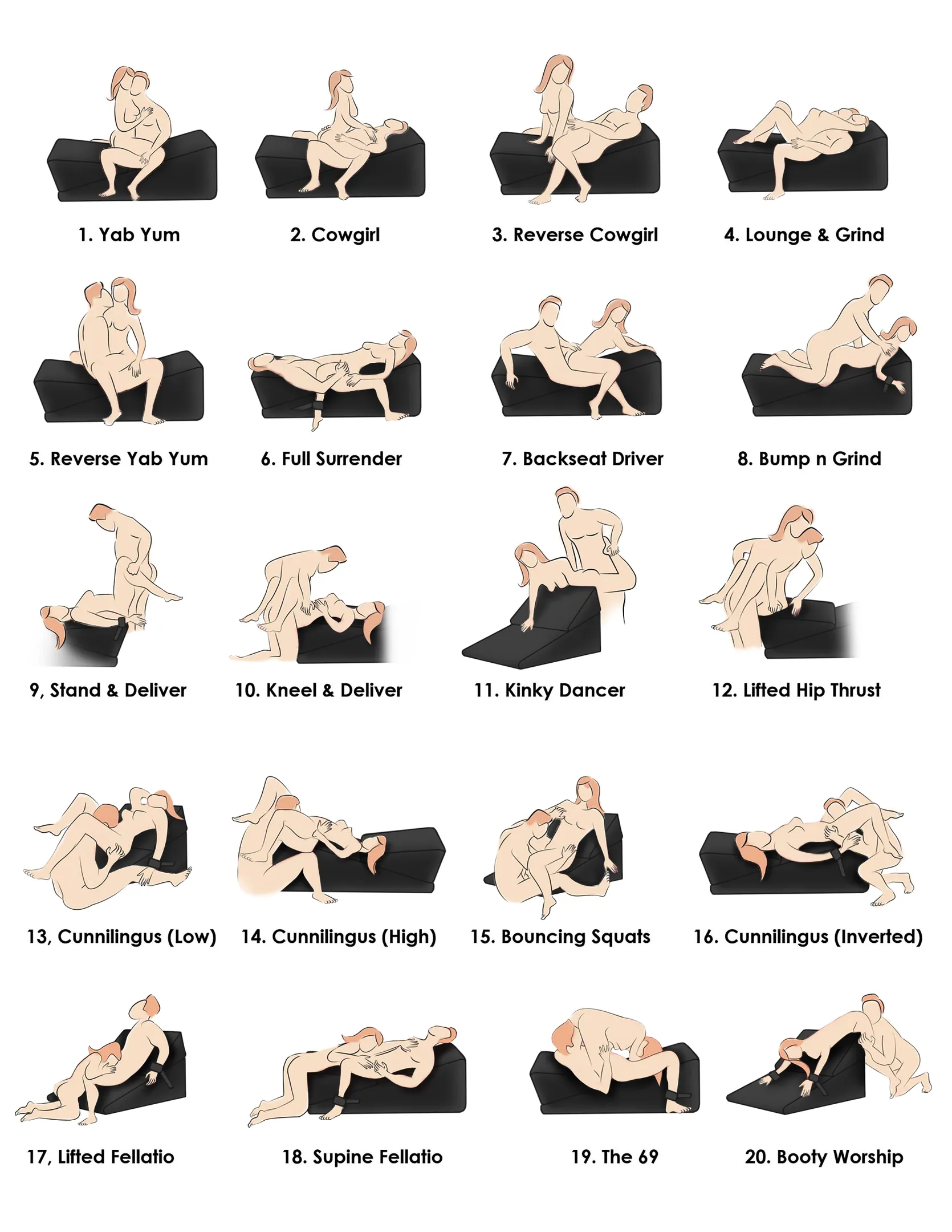 Body Wedge Pillow Set