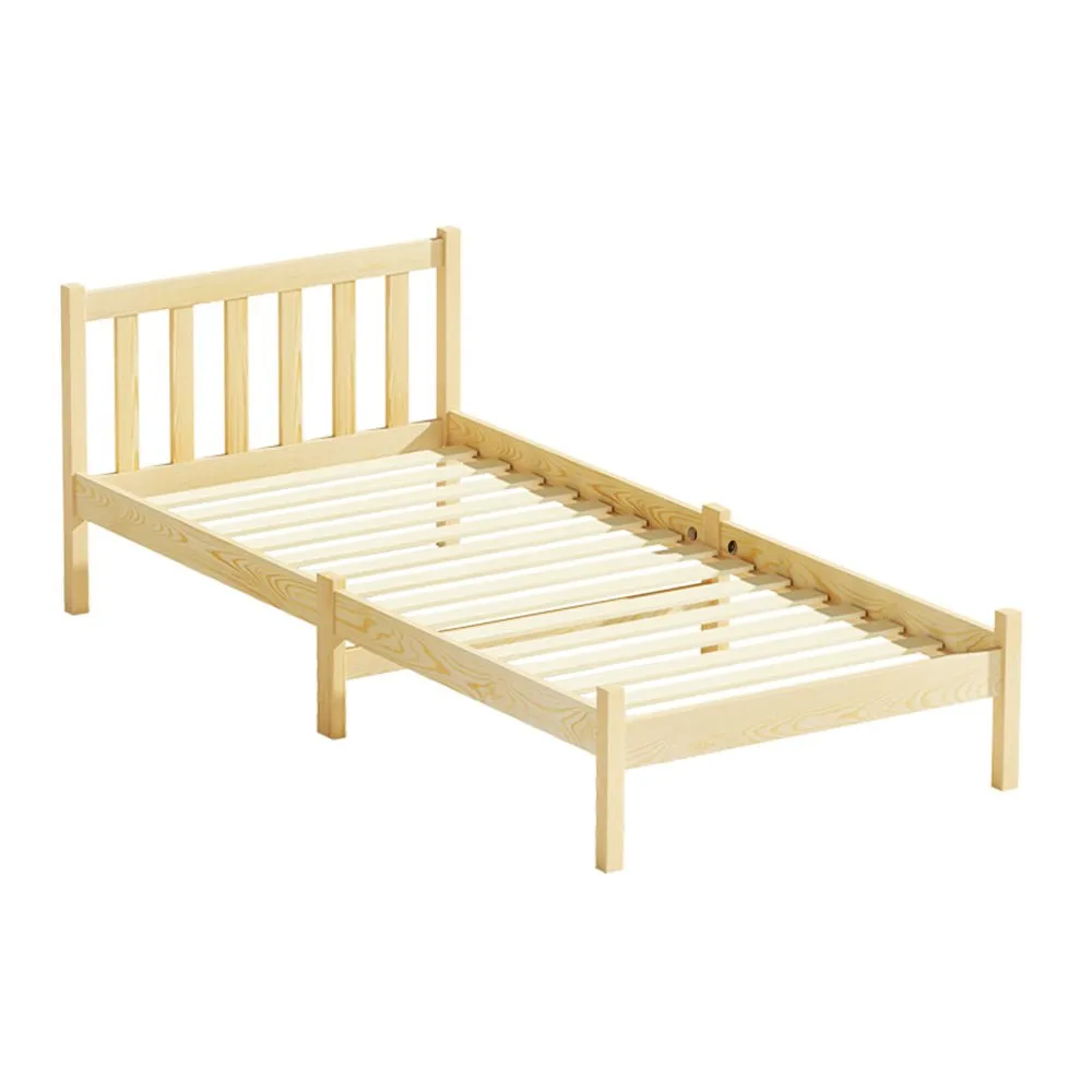 Bribie Wooden Single Bed Frame