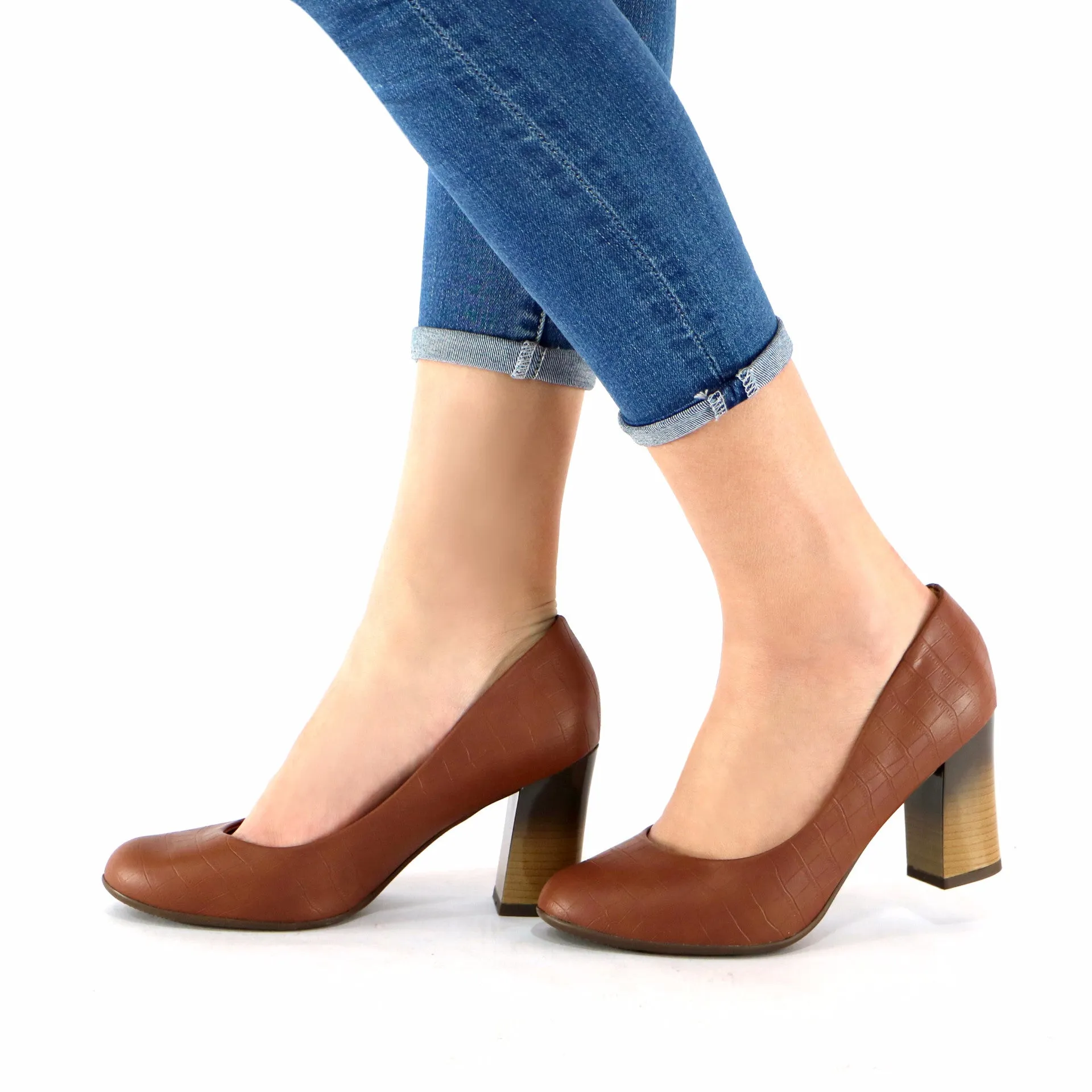 Brown Pumps for Women (690.074)