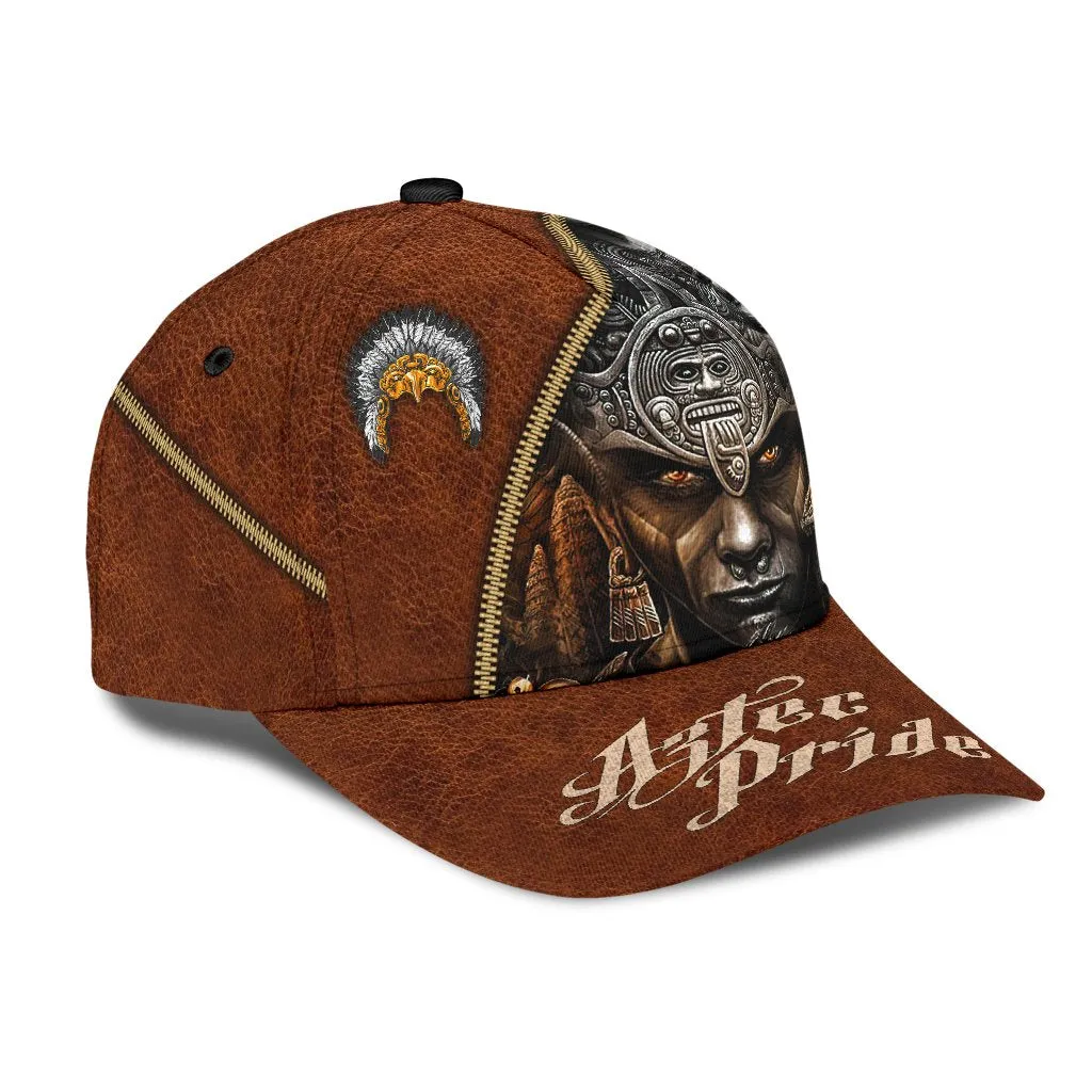 Cool 3D Full Printed Aztec Pride Baseball Cap, Astec Mexico Hat, Aztec Gift For Him