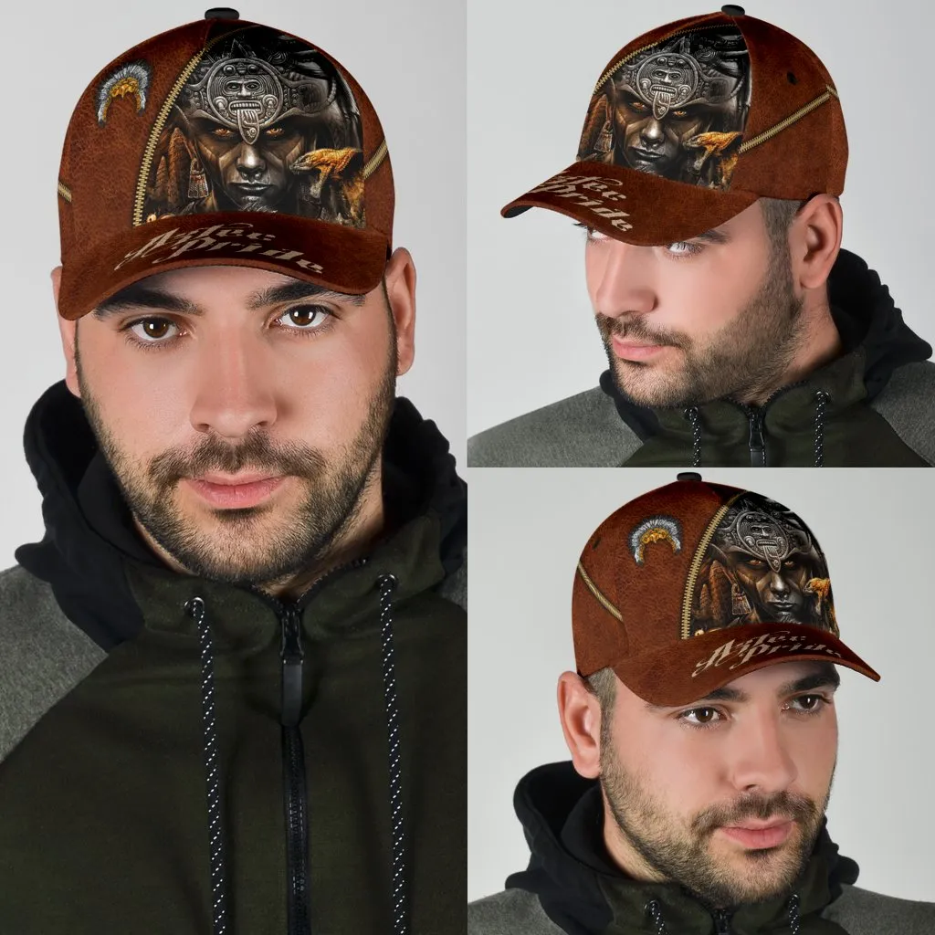 Cool 3D Full Printed Aztec Pride Baseball Cap, Astec Mexico Hat, Aztec Gift For Him