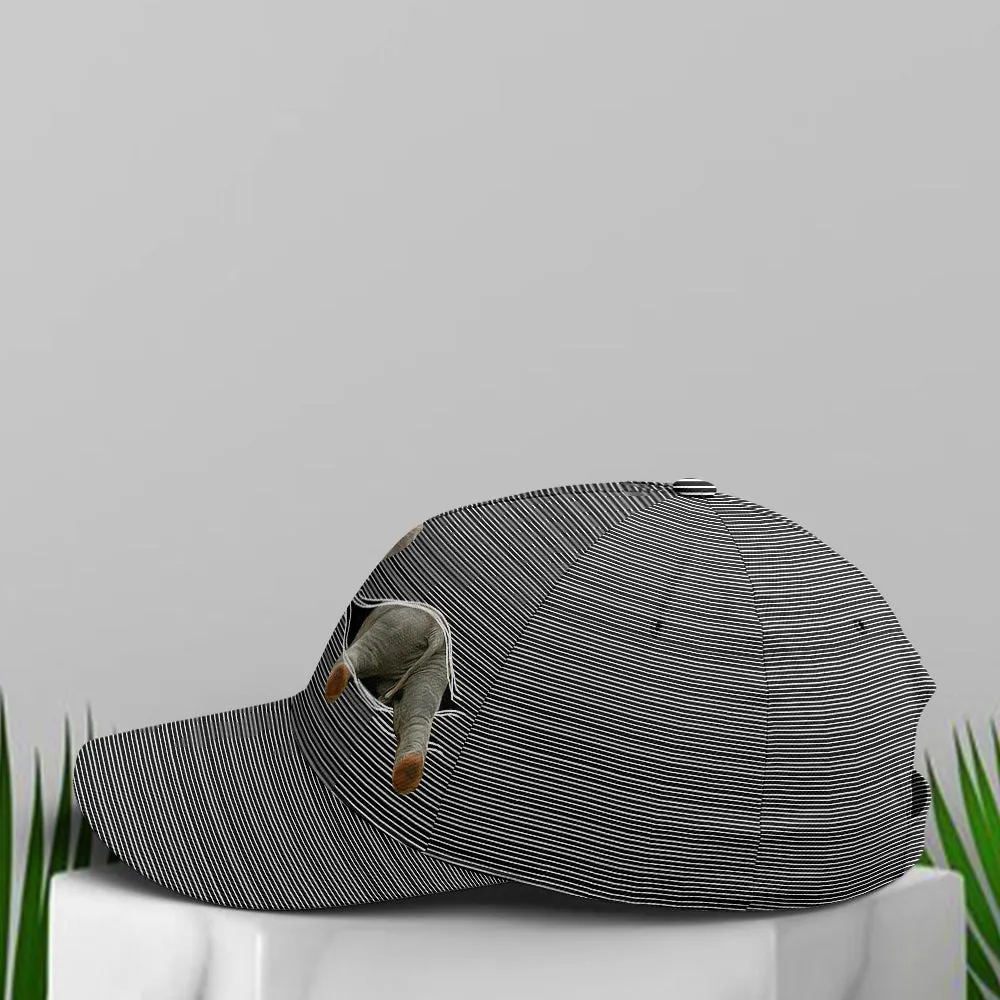Cute Baby Elephant Funny Baseball Cap Coolspod