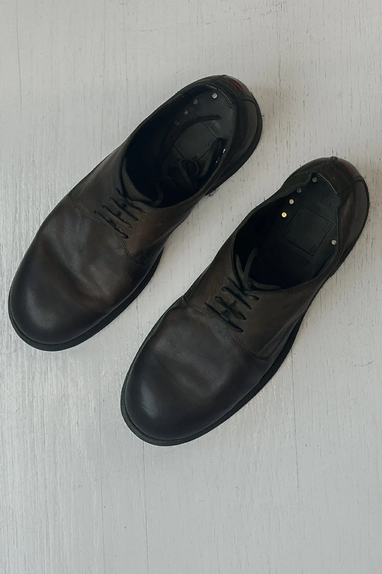DERBIES - HORSY - DARK KHAKI