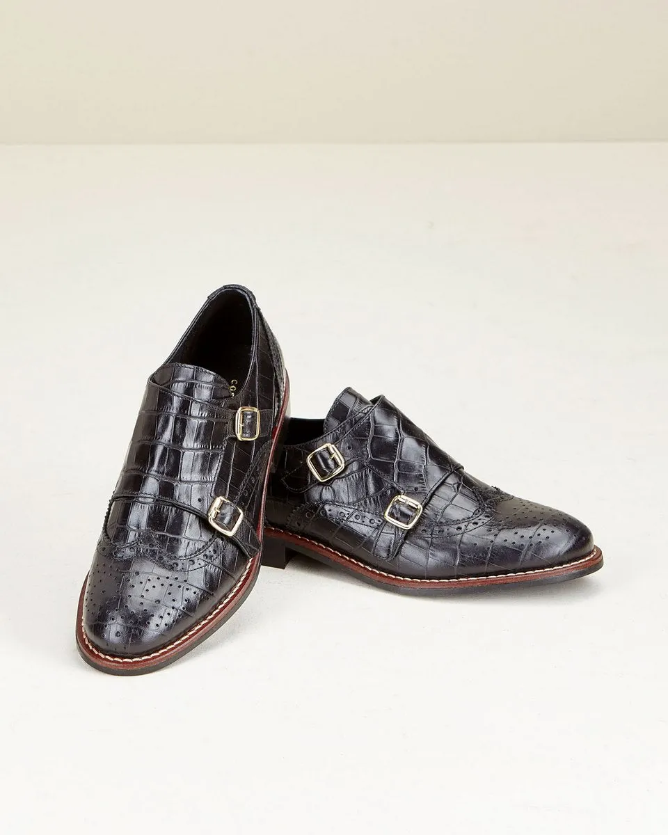 Derbies Vivalie Croc - Noir