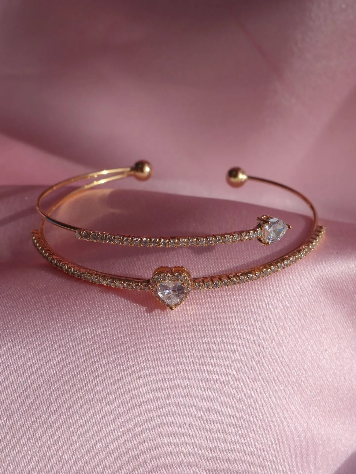 Double Heart Bracelet