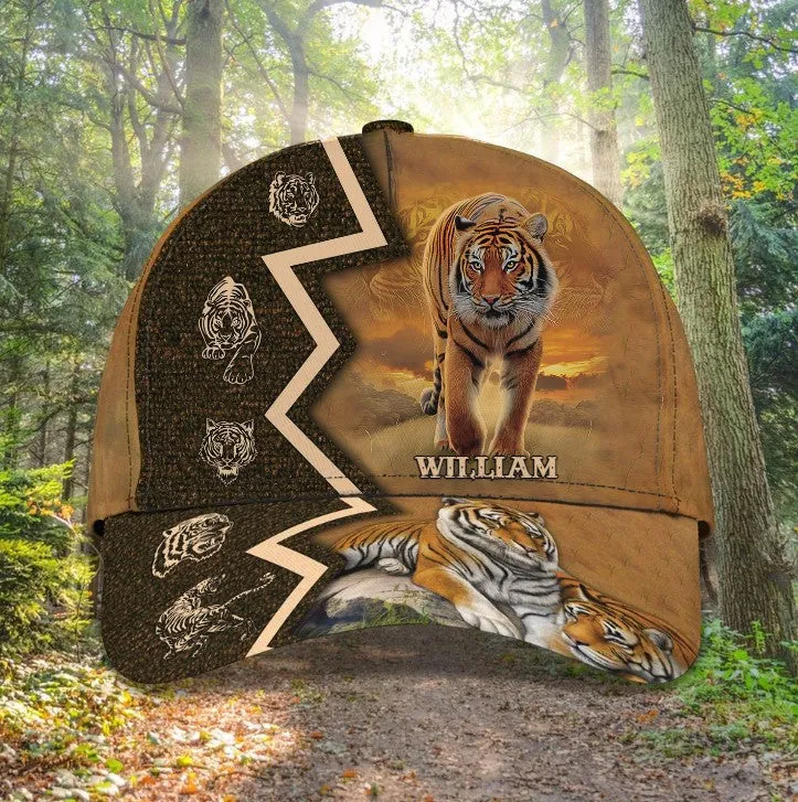 King of the Jungle 3D Classic Cap for Tiger Lovers