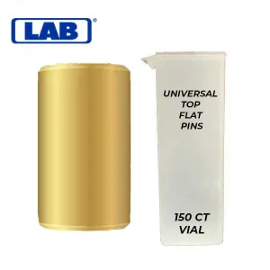 LAB - Universal Top Flat Pins - Vial of 150
