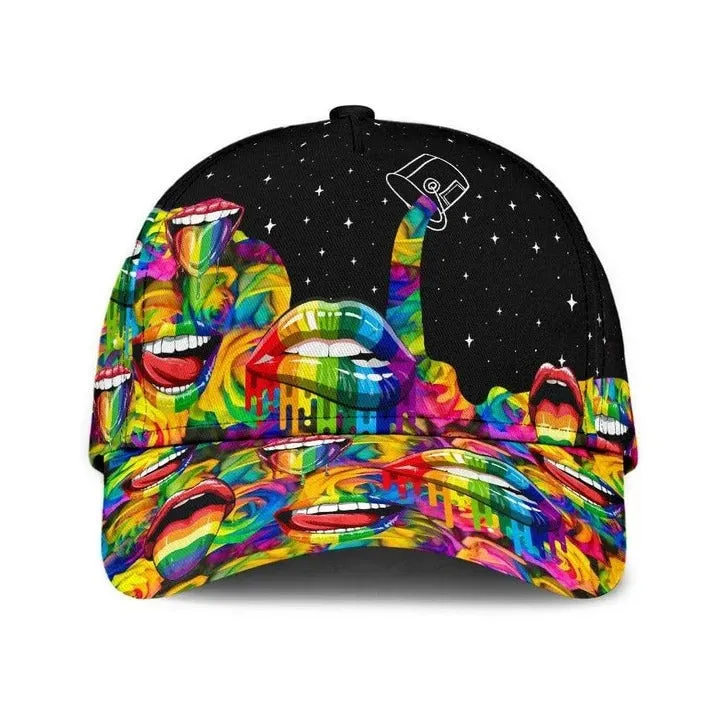 Lesbian Cap Pride Gay Classic Cap There's Nothing Wrong With You Lgbt All Over Print Baseball Cap Hat