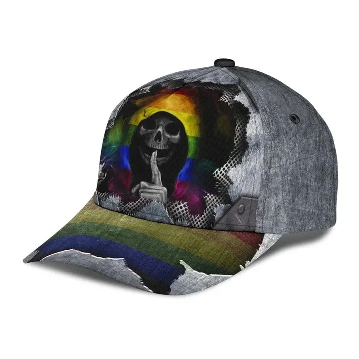 LGBT Pride All Over Printed Baseball Cap, Couple Gaymer Baseball Cap Hat, Lesbian Pride Accessories