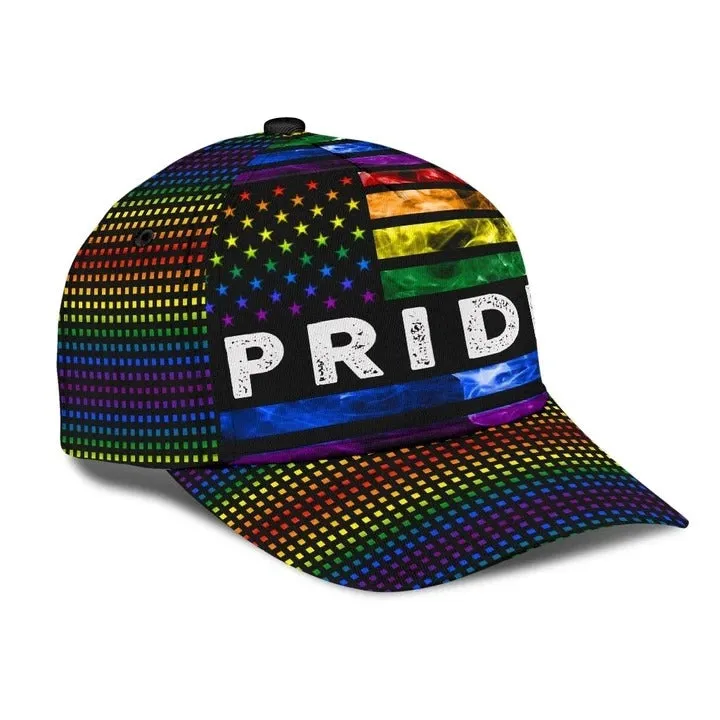 LGBT Pride All Over Printed Baseball Cap, Couple Gaymer Baseball Cap Hat, Lesbian Pride Accessories