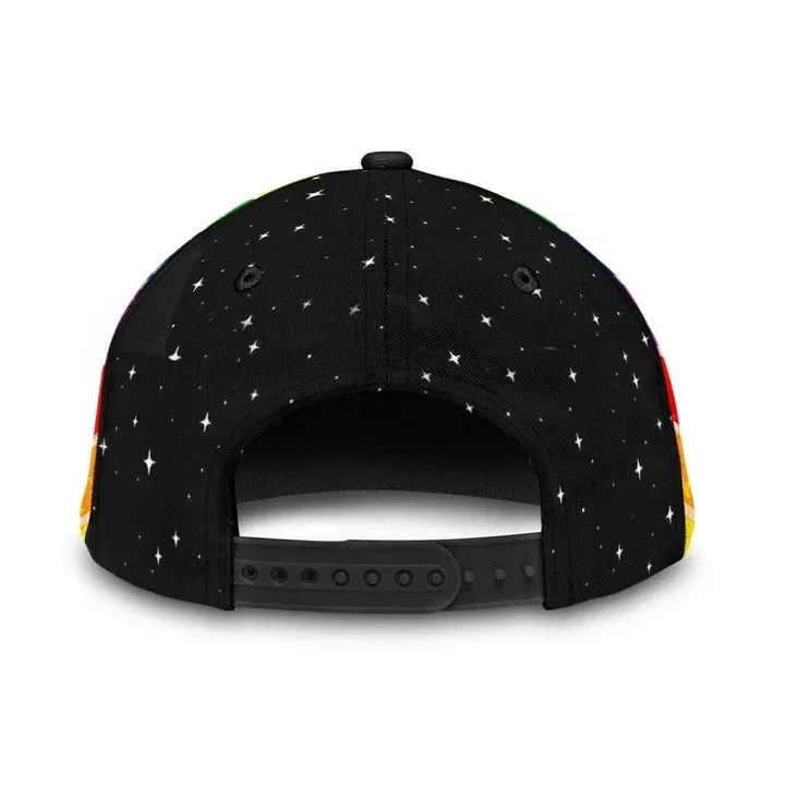 LGBT Pride All Over Printed Baseball Cap, Couple Gaymer Baseball Cap Hat, Lesbian Pride Accessories