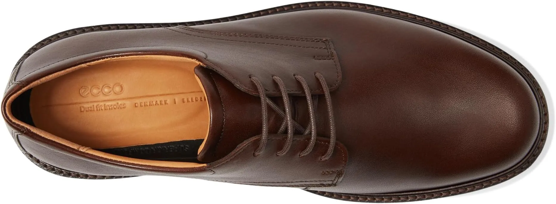 London Oxford ECCO Oxfords, Cocoa Brown