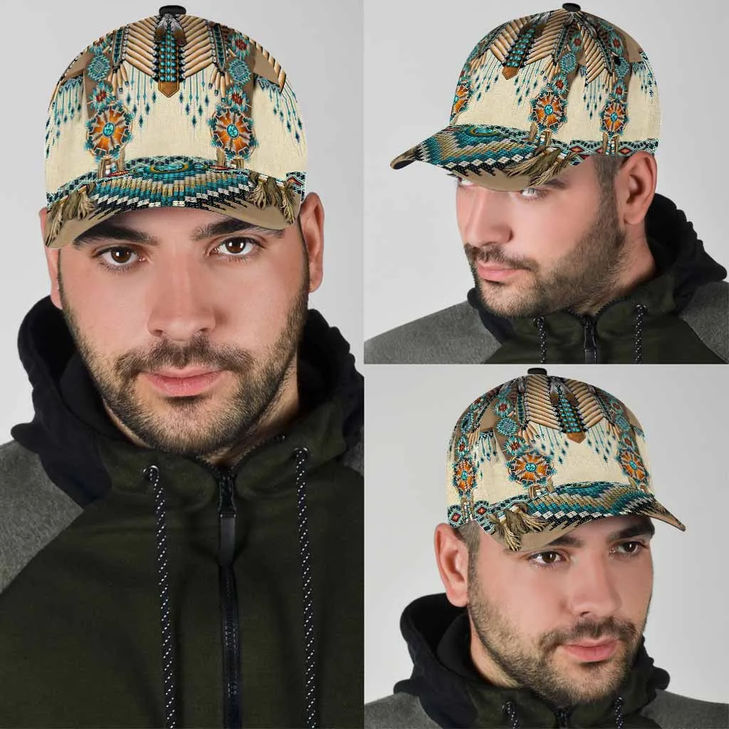 Native American Cap, Native American 3D Full Print Baseball Cap Hat