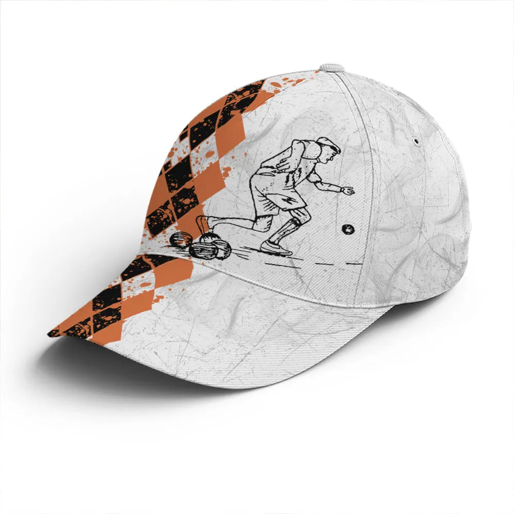 Old Man Plays Lawn Bowls Baseball Cap Coolspod