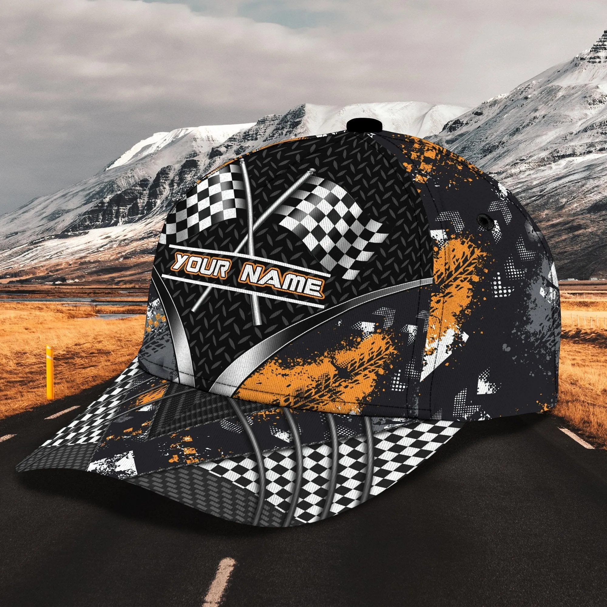 Personalized 3D Baseball Cap For Racer, Racer Hat, Racing Cap Hat, Classic Cap For Racer