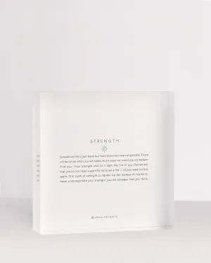 Strength — Mini Mantra Block